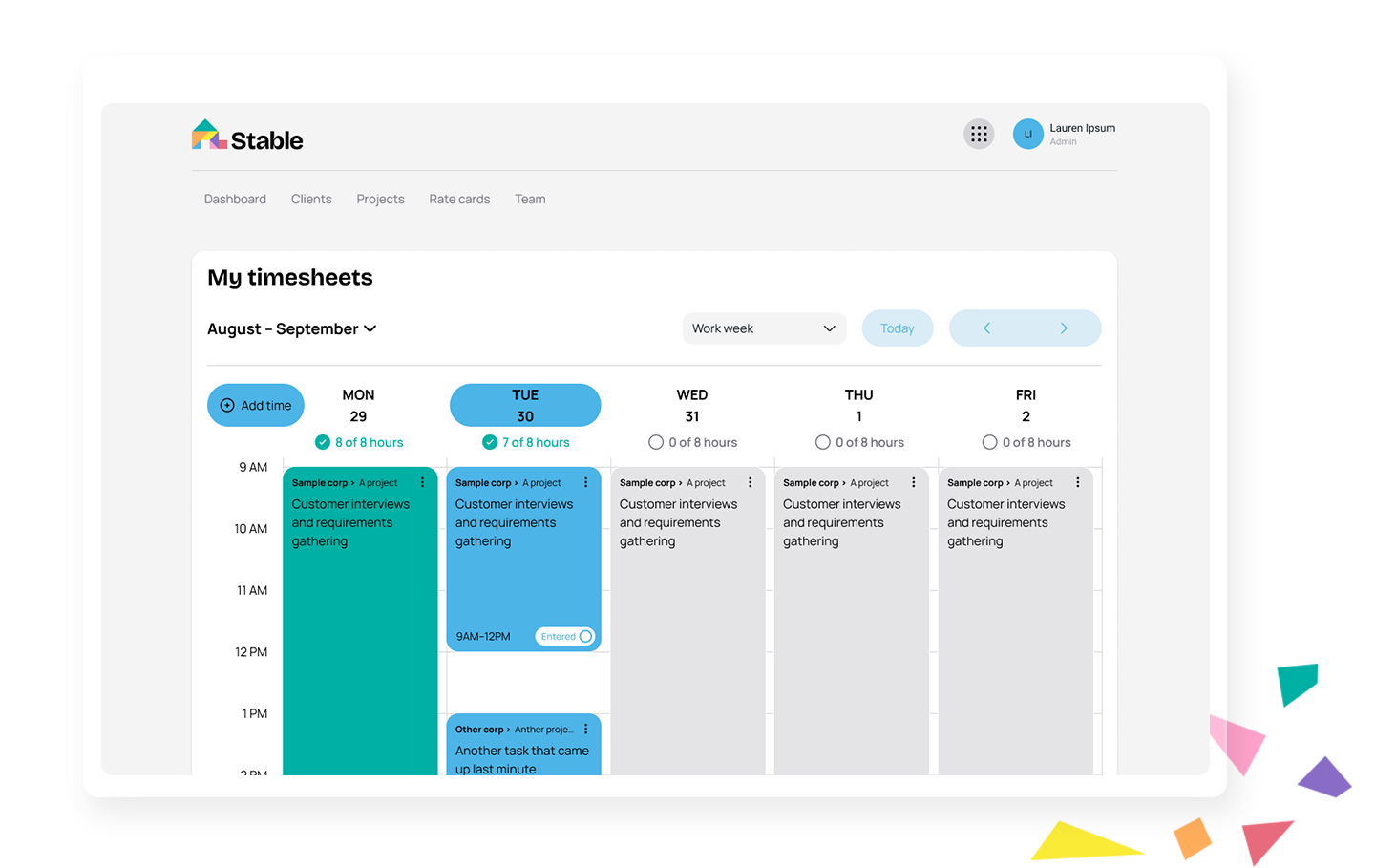 Track utilisation effortlessly.